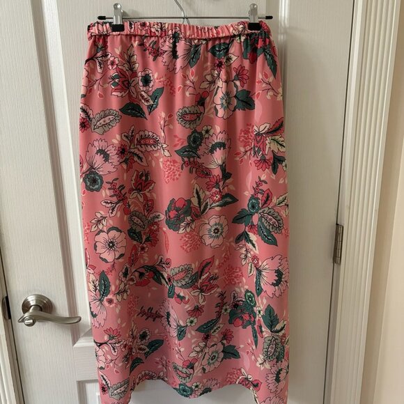 Floral Print Pull-on Skirt and Matching Unlined Jacket, PM - Picture 5 of 5